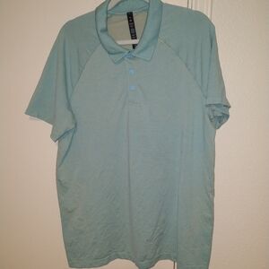 Lululemon Metal Vent Tech Polo Performance Shirt Men's sz XL.